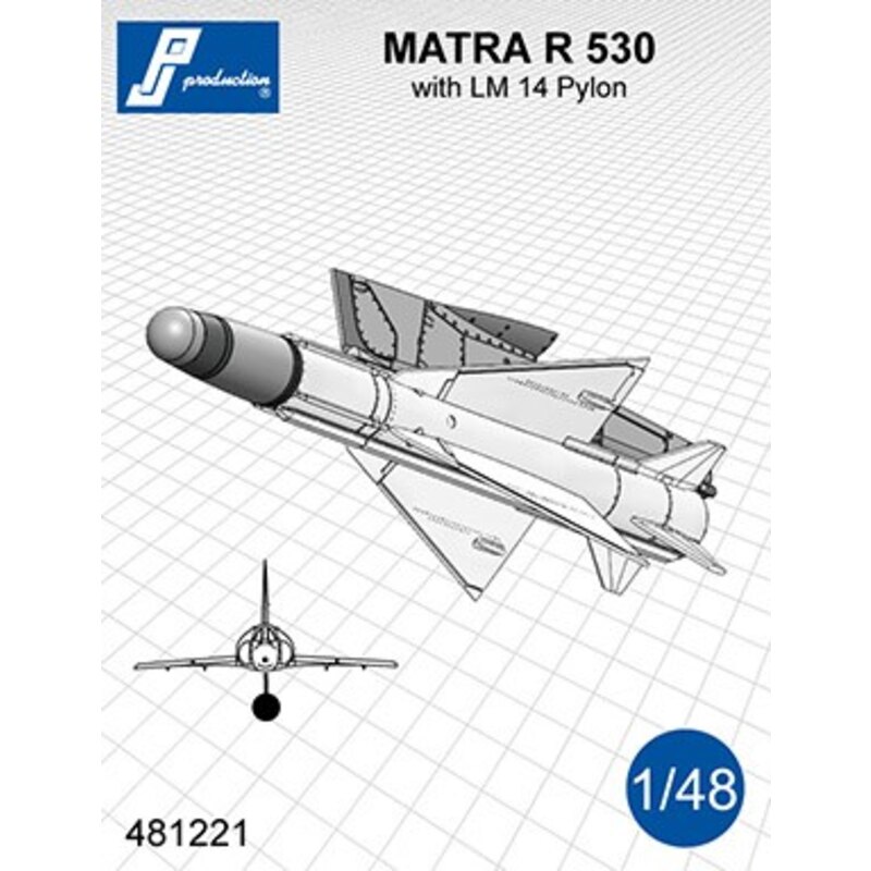 MATRA R 530 avec LM 14 pylône. Ensemble de 1 missile conçu pour être utilisé avec Mirage III / 5