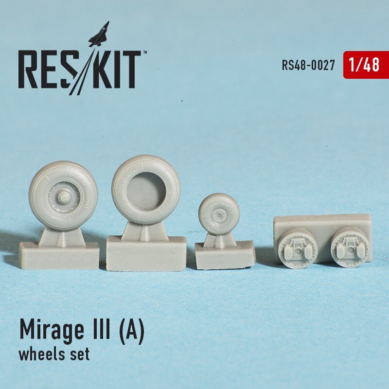 roues Dassault Mirage IIIA set (conçu pour utiliser avec des kits Heller)