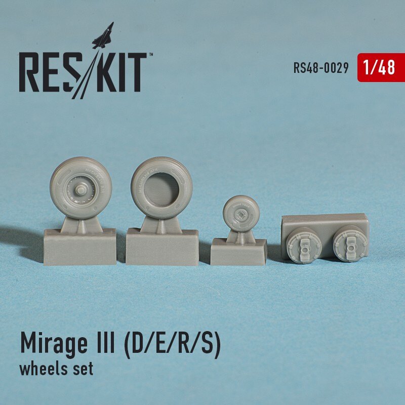 Dassault Mirage IIID / / IIIR / IIIS) roues IIIE set (conçu pour utiliser avec les kits Academy, ESCI, Heller et cinétiques)