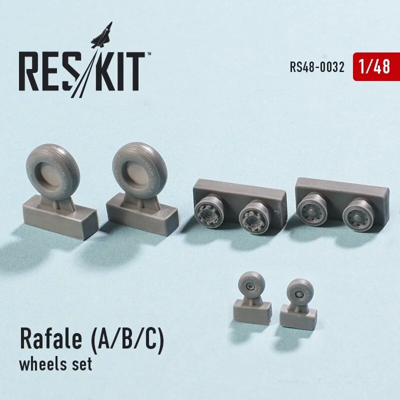 roues Dassault Rafale A / B / C set (conçu pour utiliser avec des kits Hobby Boss et Revell)