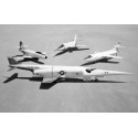 Sound Barriers Breakers set of 6 aircrafts. L'inclusion de Bell X-1 Bell X-2 Douglas X-3 Stiletto Douglas D558-1 Skystreak la Fu